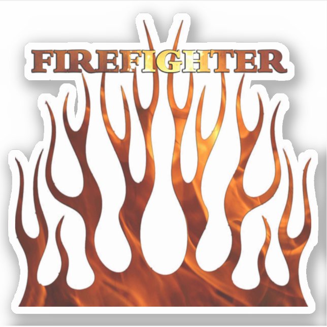 Firefighter Fire Rescue Decals (Front)