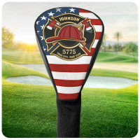 Firefighter Fire Rescue Department USA Flag Custom