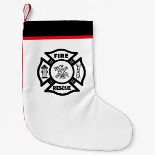Firefighter Fire Rescue Small Christmas Stocking