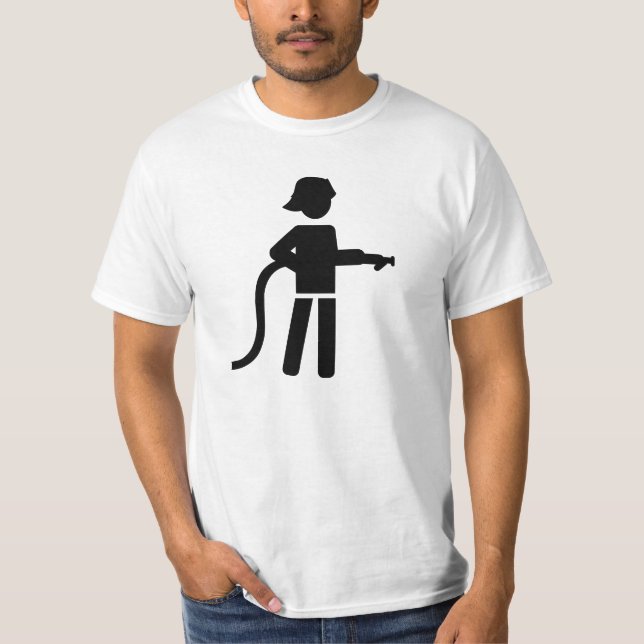 Firefighter Fireman T-Shirt (Front)