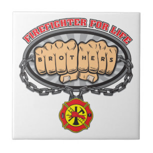 Firefighter for Life Tile