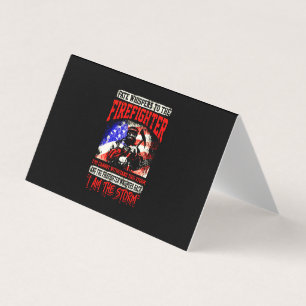 Firefighter Gift   Fate Whispers To Firefighter Business Card
