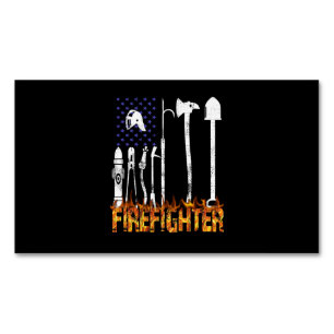 Firefighter Gift   Firefighter Lovers Gift Magnetic Business Card