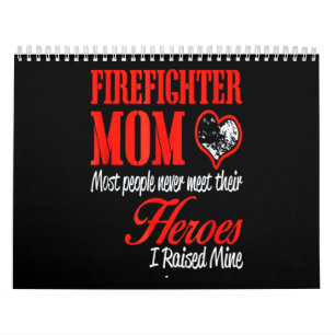 Firefighter Gift Firefighter Mom Gifts Calendar