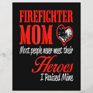 Firefighter Gift   Firefighter Mom Gifts Letterhead