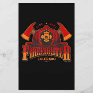 Firefighter Gift For Fireman Or Woman Stationery