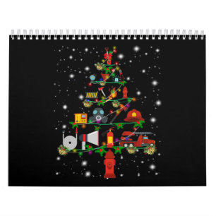 Firefighter Gift   Merry Christmas Firefighter Fun Calendar