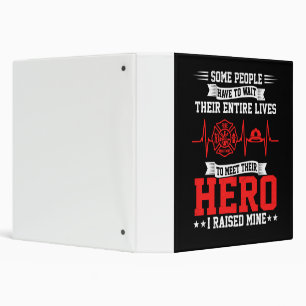 Firefighter Gift Some People Wait Firefighter Binder