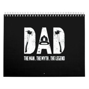 Firefighter Gift   The Man The Myth The Legend Calendar
