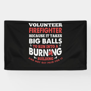 Firefighter Gift   Volunteer Firefighter Banner