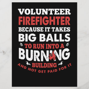 Firefighter Gift   Volunteer Firefighter Letterhead