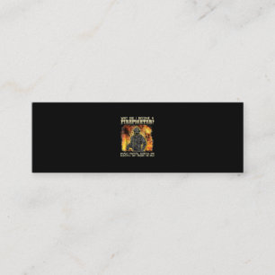 Firefighter Gift Why Did I Become A Firefighter Mini Business Card
