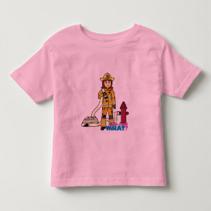 Firefighter Girl Toddler T-shirt