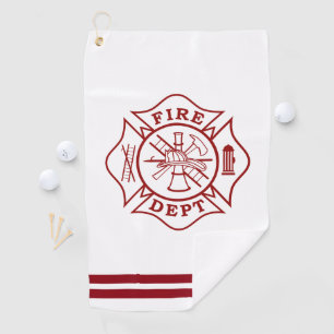 Firefighter Golf Towel