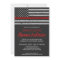 Firefighter Graduation Fireman Flag Thin Red Line