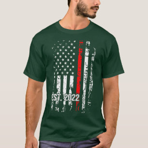 Firefighter Graduation  Red Line Fire Academy 2023 T-Shirt