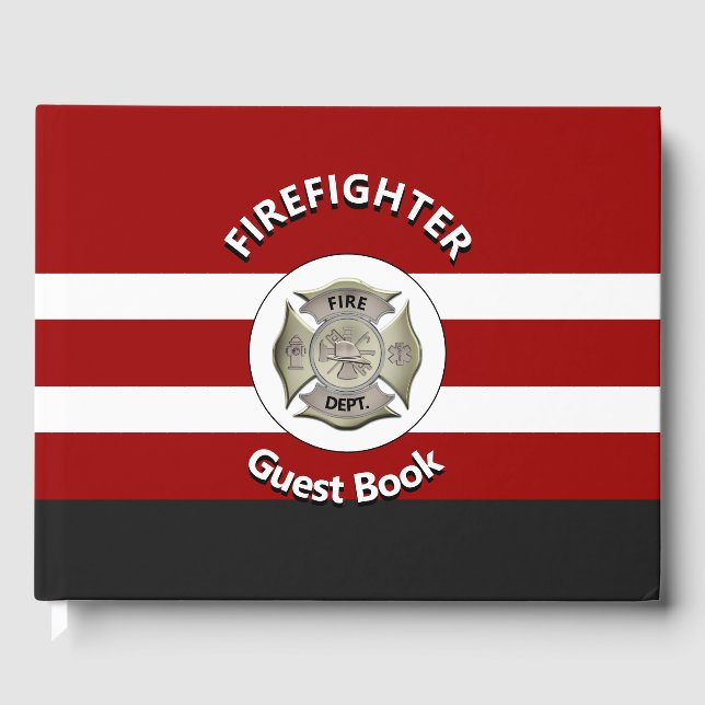Firefighter  guest book (Front)