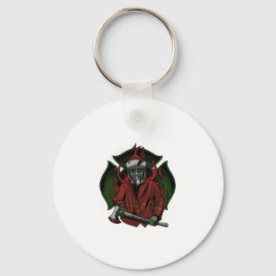 Firefighter Halloween Costume Keychain
