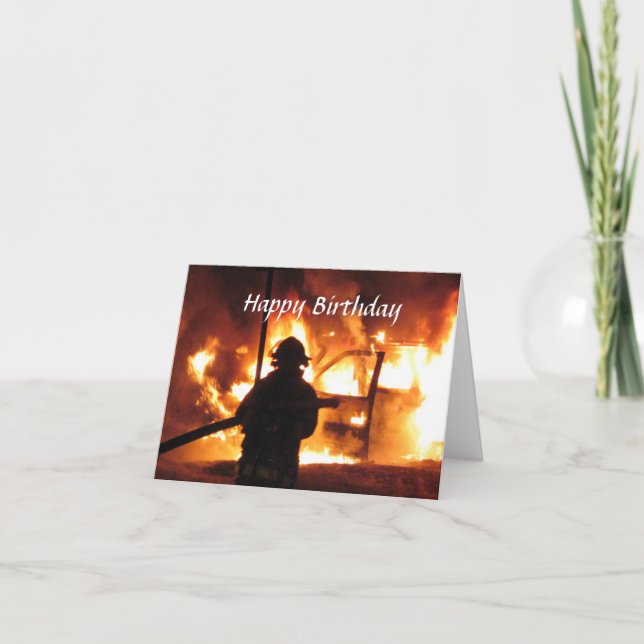 Firefighter Handline Card Personalized (Front)