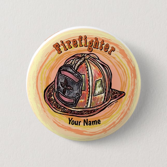 Firefighter Helmet  pin (Front)