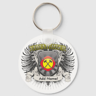 Firefighter Heraldry Keychain