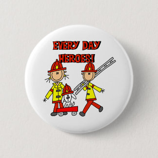Firefighter Heroes 2 Inch Round Button