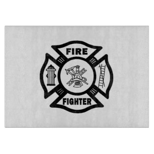 Firefighter Home Cutting Board