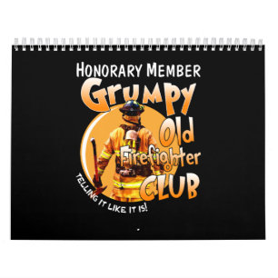 Firefighter   Honorary Member Grumpy Firefighter Calendar