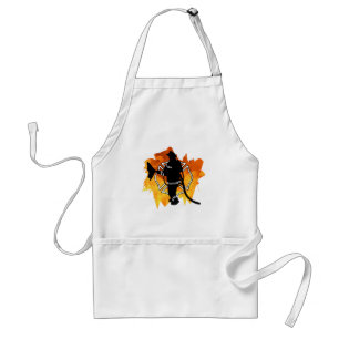 Firefighter IN Flames Standard Apron