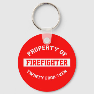Firefighter Keychain