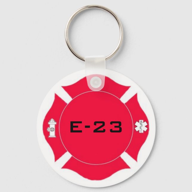 Firefighter Keychain (Front)