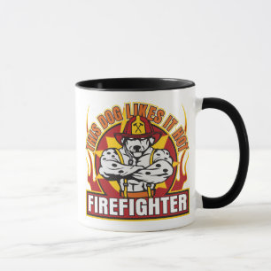 Firefighter Likes it Hot Mug
