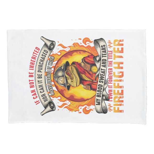 Firefighter Lizards Pillowcase (Front)