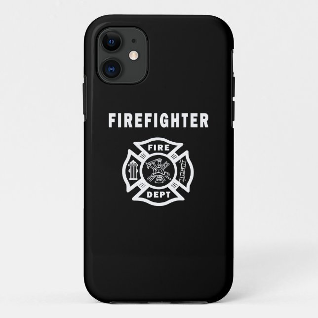 Firefighter Logo Case-Mate iPhone Case (Back)
