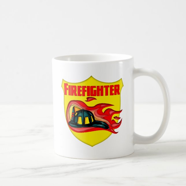 Firefighter Logo Coffee Mug (Right)