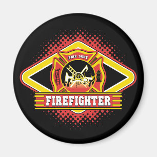 Firefighter Logo Magnet