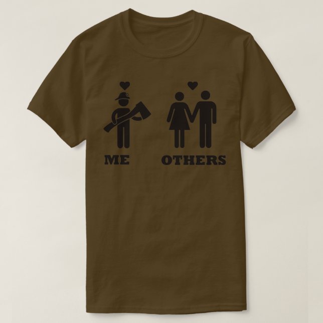 Firefighter love T-Shirt (Design Front)
