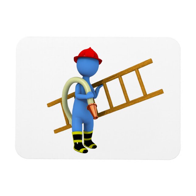 Firefighter Magnet (Horizontal)