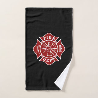 Firefighter Maltese Cross Hand Towel