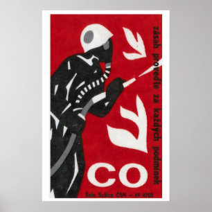 Firefighter - Matchbox Print - Aesthetic Wall Art