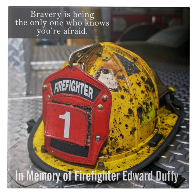 Firefighter memorial tile (Front)
