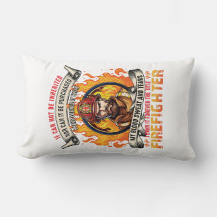 Firefighter Men Lumbar Pillow