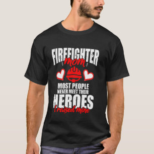 Firefighter Mom Fireman Mom Mother S Day Thin Red T-Shirt