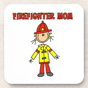 Firefighter Mom T-shirts and Gifts Coaster