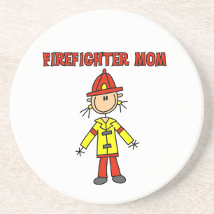 Firefighter Mom T-shirts and Gifts Coaster