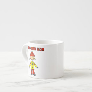 Firefighter Mom T-shirts and Gifts Espresso Cup