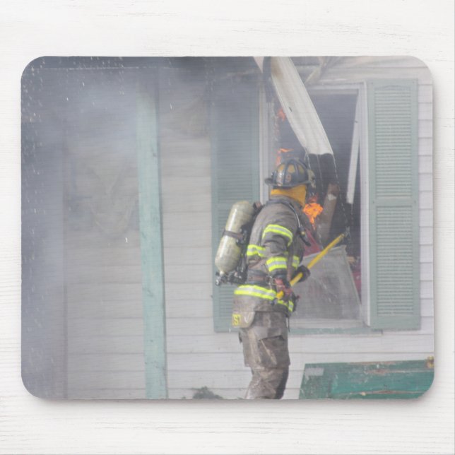 Firefighter  mouse pad (Front)