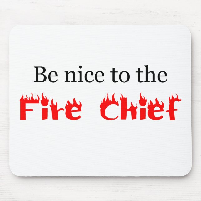 Firefighter Mouse Pad. Pad (Front)