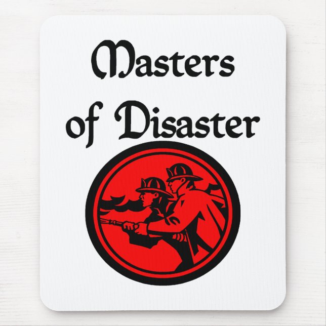 Firefighter Mouse Pad. Pad (Front)