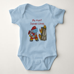 Firefighter  My Aunt Saves Lives Tshirts and Gifts